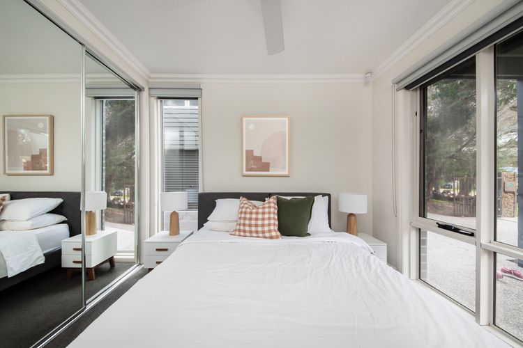 Downstairs queen bed bedroom 