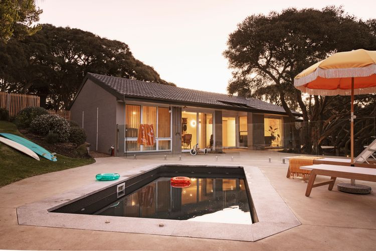 Beautiful gas heated pool