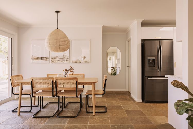 Dining space with seating for 6