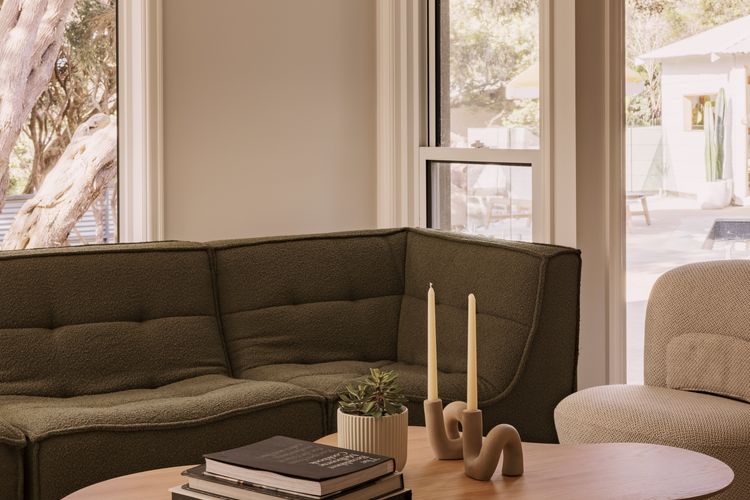 Open plan living with comfortable seating