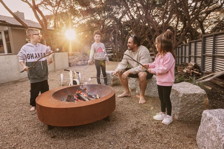 Fire pit - the perfect spot to toast marshmallows