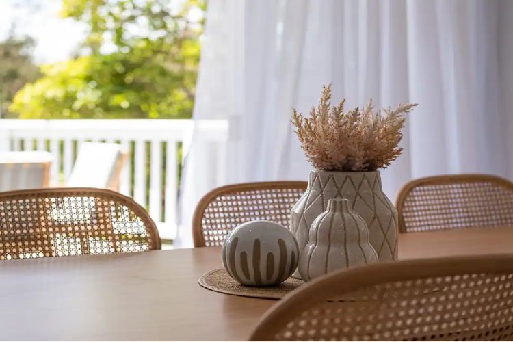 Each display is meticulously arranged to capture the essence of our style, featuring a harmonious blend of decorative accents, artwork, and personal treasures.