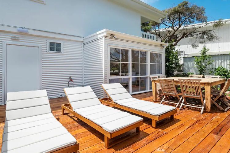 Backyard deck