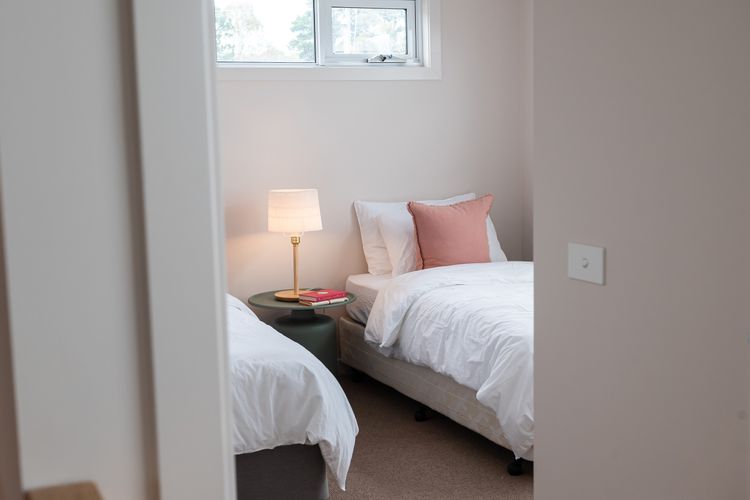 Exterior view of bedroom three. 