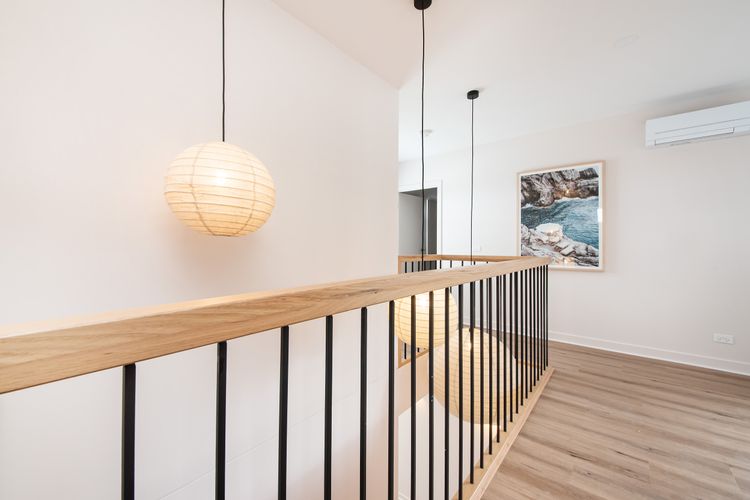 Enjoy the timeless beauty of hardwood flooring that adds warmth and elegance to every step.