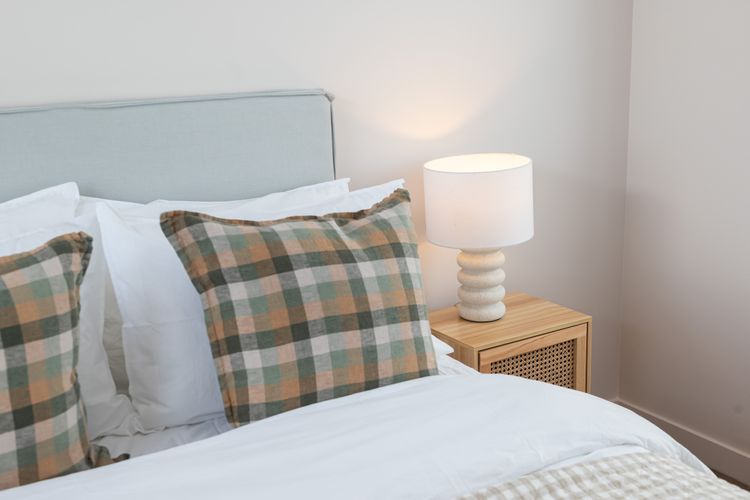 Enjoy the minimalist style of our second bedroom