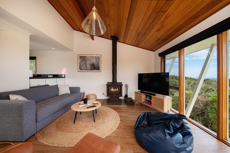 Cosy wood fire lounge