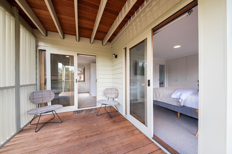 Seating area outside the bedroom 