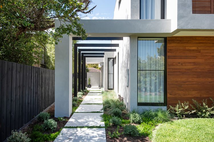 Modern property exterior