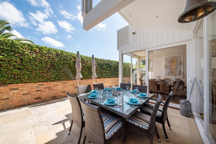 Sitting area for outdoor dining and bonding experience