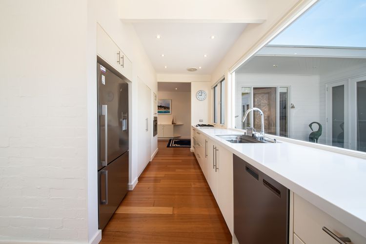 High-end dishwasher and refrigerator in the kitchen