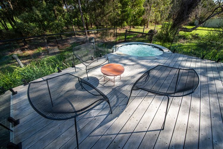 Gas heated spa