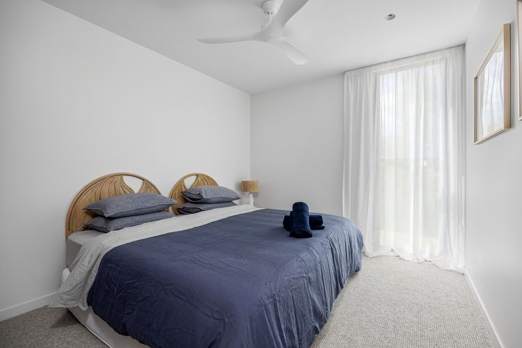 Bedroom two with king bed or two singles 