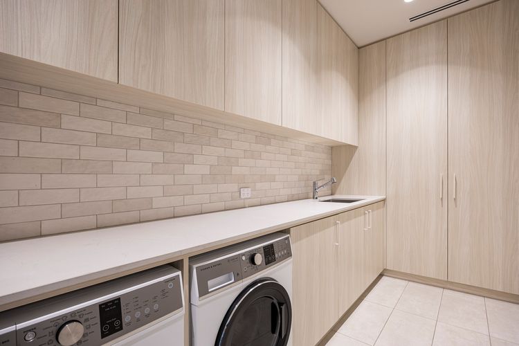 Laundry with washing machine and dryer