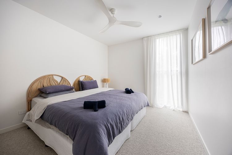 Bedroom three with king bed or two singles 