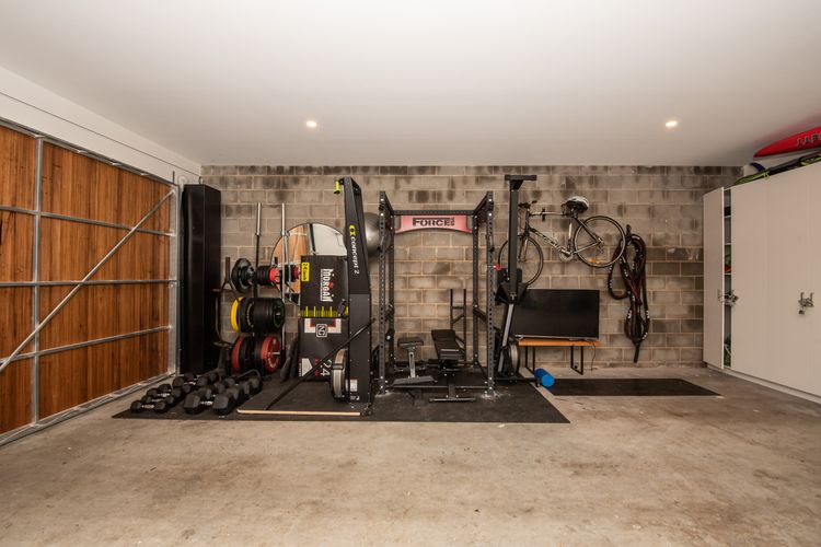 Gym in garage 