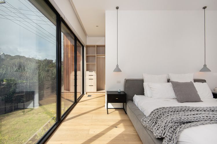 Master bedroom with walk in wardrobe and ensuite 