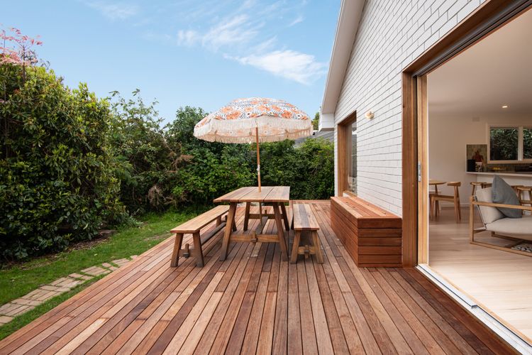 Outdoor entertaining area