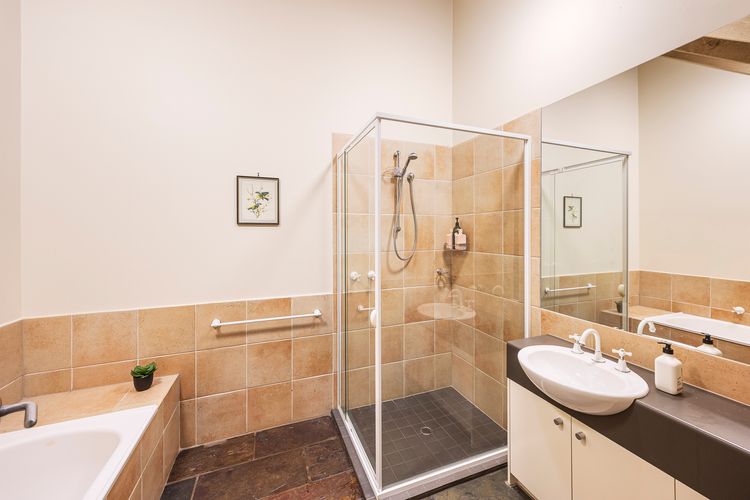 Full bathroom with shower