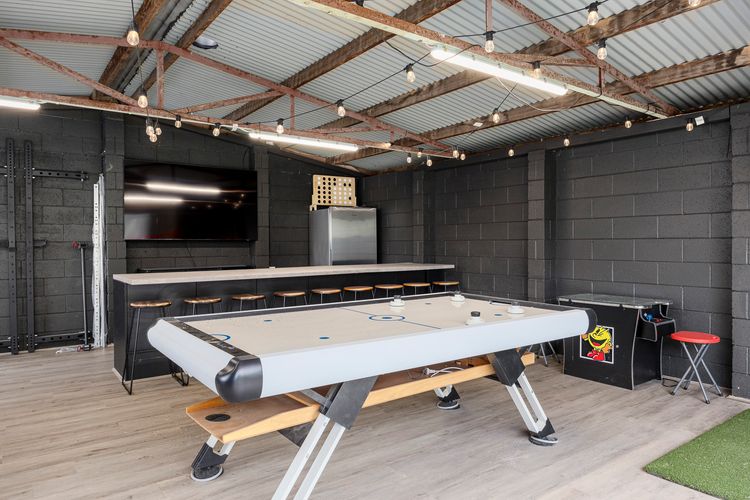 Hockey table as additional source of entertainment 