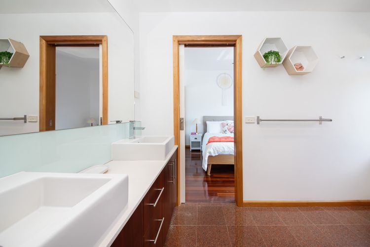main bathroom through to QB