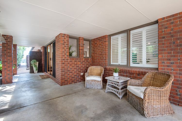 Our outdoor living room provides the perfect setting for quiet moments.