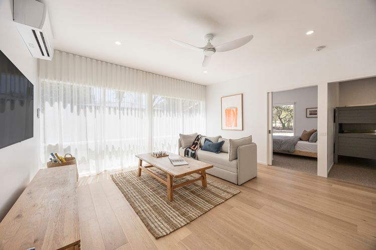 Living room with the smart TV