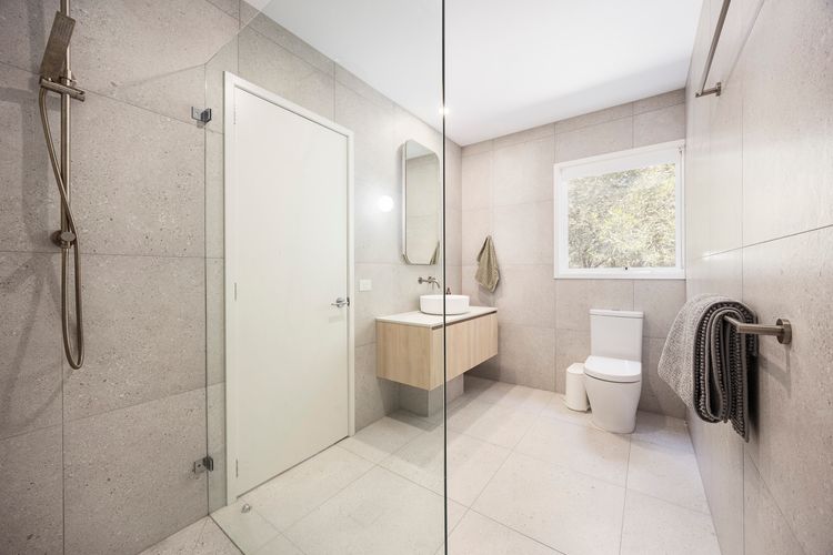 Bathroom - shower and toilet 