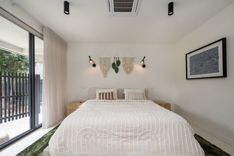 Master bedroom with king bed 