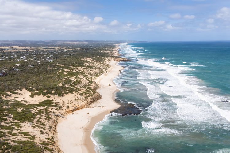 Nearby beach 