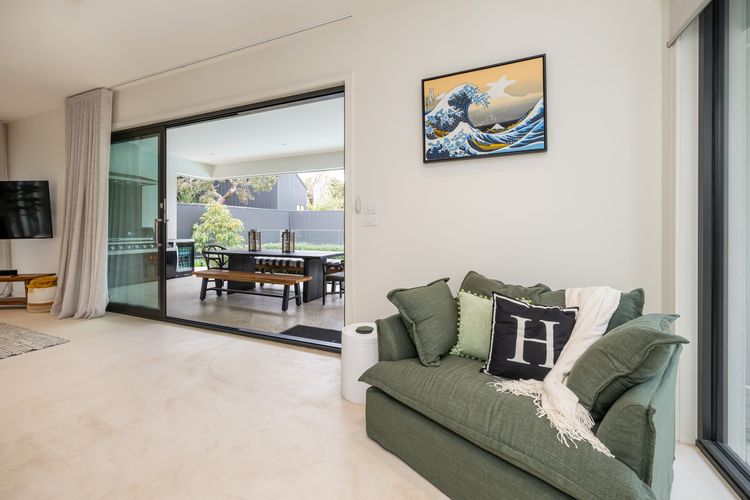 Seating area beside the window