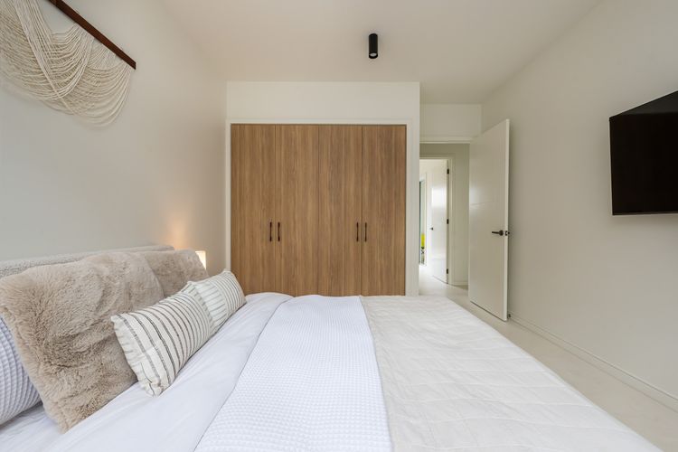 Master bedroom with king bed 