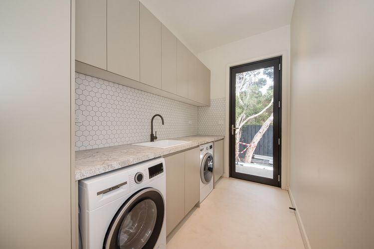 Large Laundry with Washer and Dryer 