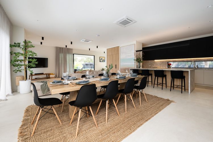 Dining and kitchen area 