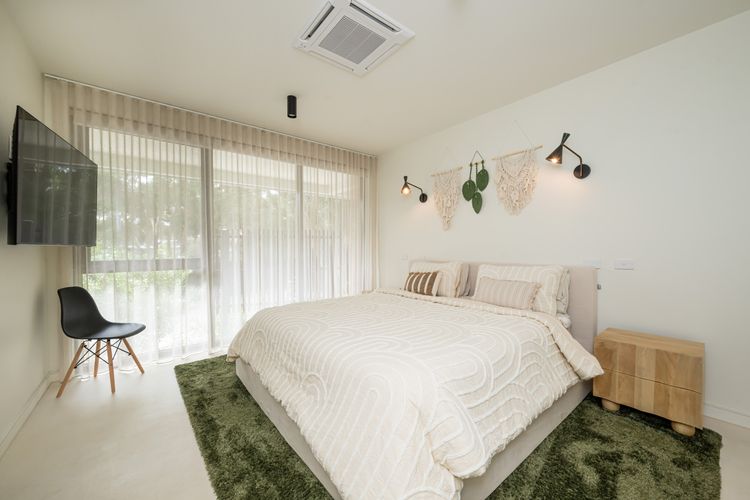 Master bedroom with king bed 