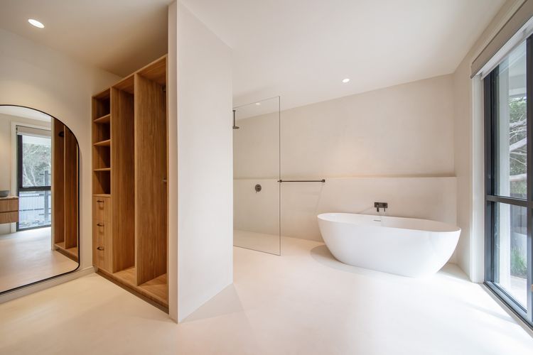 Large Ensuite with Bath and Separate Shower and WIR
