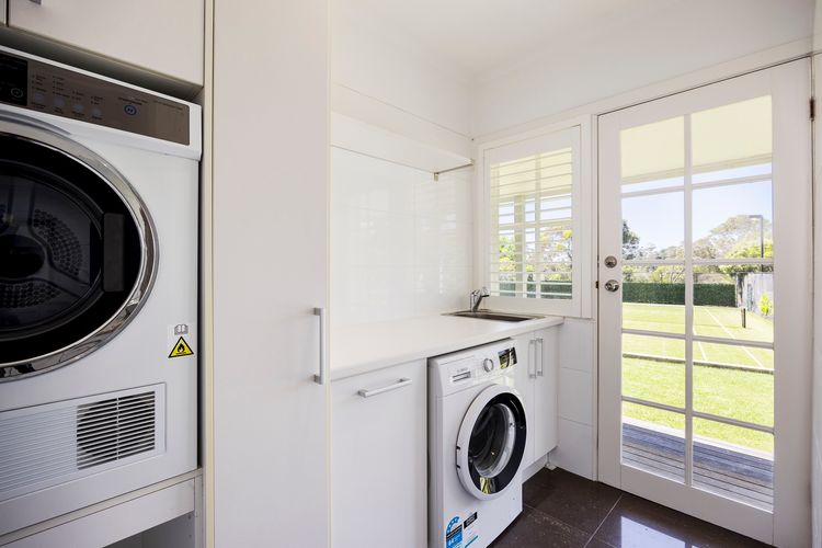 Laundry with washing machine and dryer
