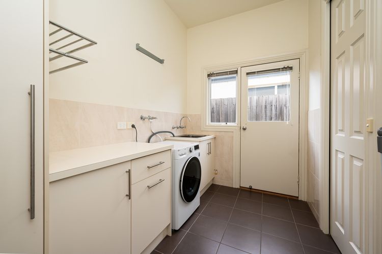 Laundry with washing machine and dryer in one
