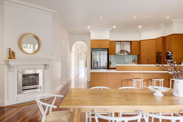 Dining and kitchen area 