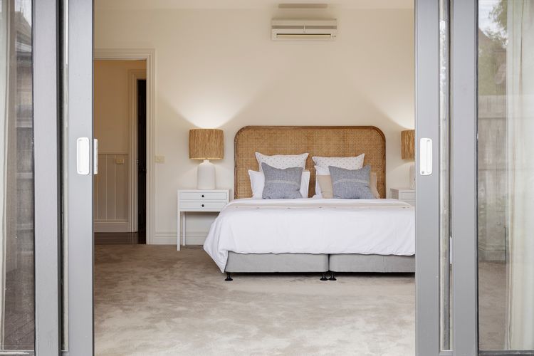 Master bedroom with king bed 