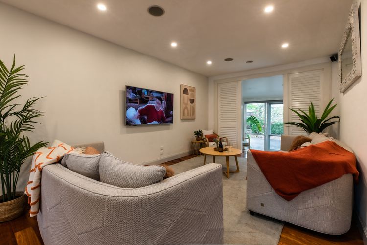 Living room with Smart TV