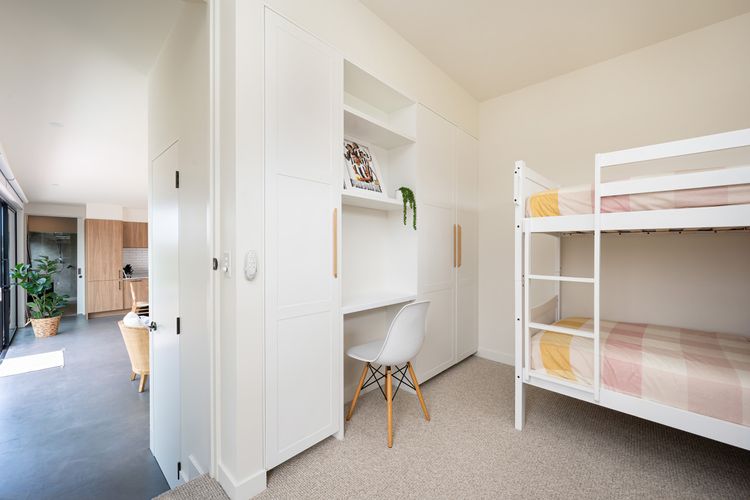Bunk room off living