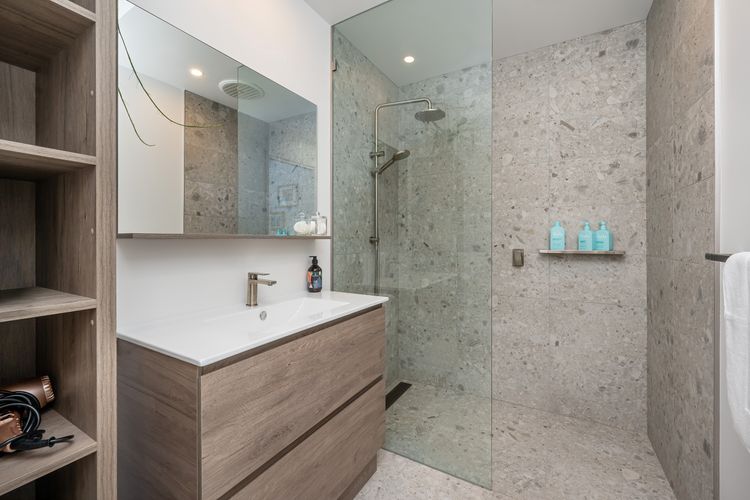 Ensuite shower and toilet 