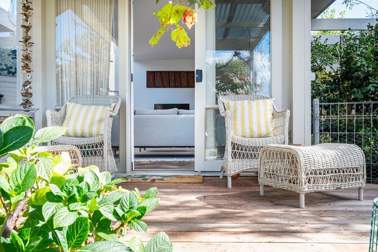Outdoor seating area 