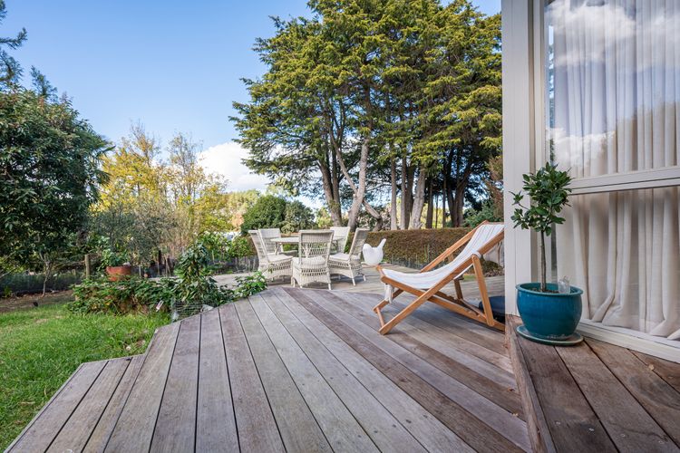 Relax outside with enough seating area for all guests 