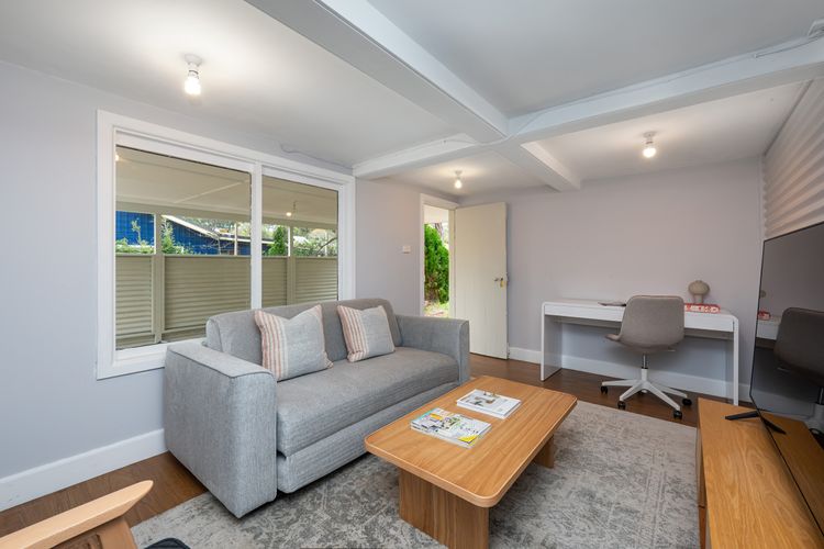 Lounge area and a study desk 