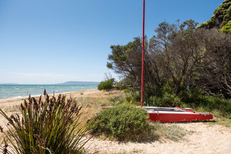 Nearby beach