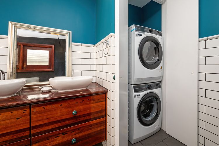 Laundry area with washer and dryer 