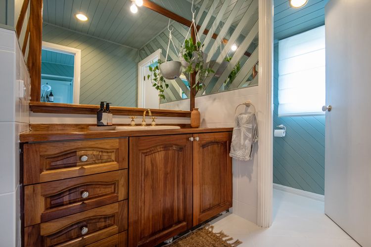 Welcome to our rustic style toilet. 