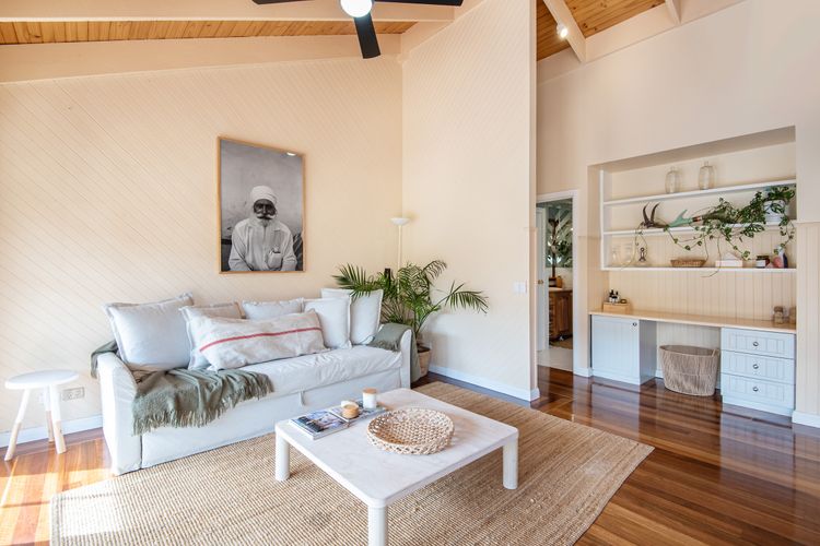 Living off the dining area 